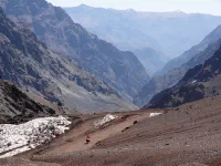 Descente vers le Chili