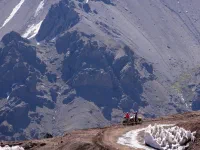 Descente vers le Chili
