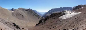 Descente vers le Chili