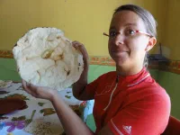 La tlayuda, grande tortilla
