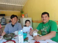 petit déjeûner royal (mexicain...) avec la famille