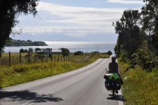 Arrivé au bord du lac Llanquihue