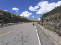 5 Km de montée pour casser un peu la monotonie du plat