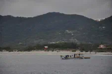 Après avoir retraversé le massif, nous arrions sur la plage de Pantano do Sul