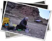 Vis ma vie : des pâtes en bivouac